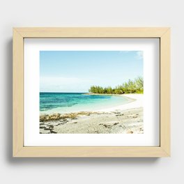Secret Beach | Bahamas Recessed Framed Print