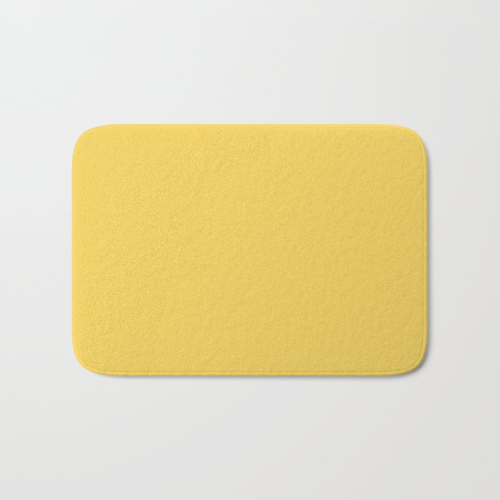 Sunshine Yellow - Solid Color Collection Bath Mat