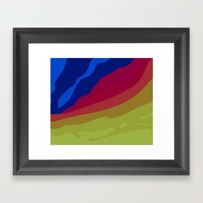 Wave Framed Art Print