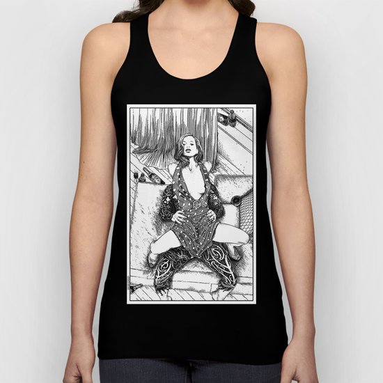 asc 619 - Le sexy chic (Miss Fifi's slumming) Unisex Tank Top