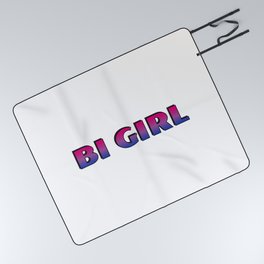 Bisexual BI GIRL Picnic Blanket