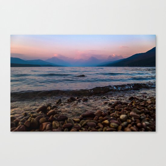 Lake At Dusk Canvas Print