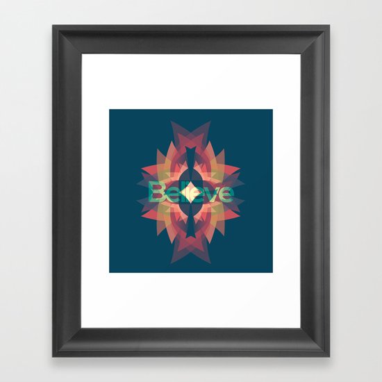 Believe Framed Art Print