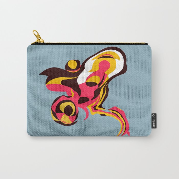 Abstract Carry-All Pouch