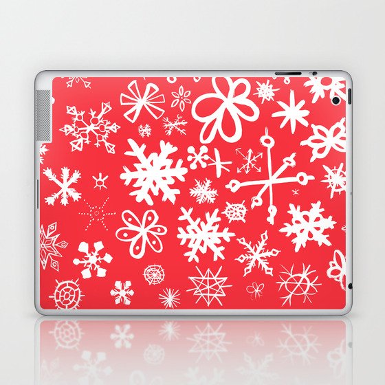 Snowflakes Laptop & iPad Skin