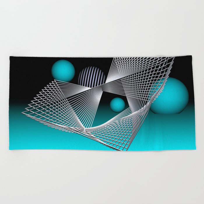 triangles -120- Beach Towel