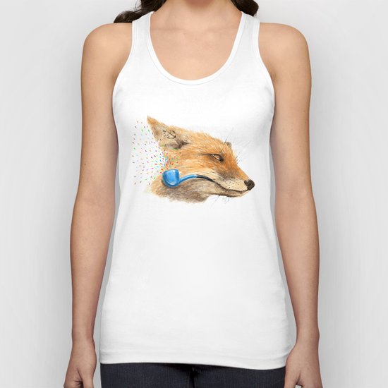 Fox V Unisex Tank Top
