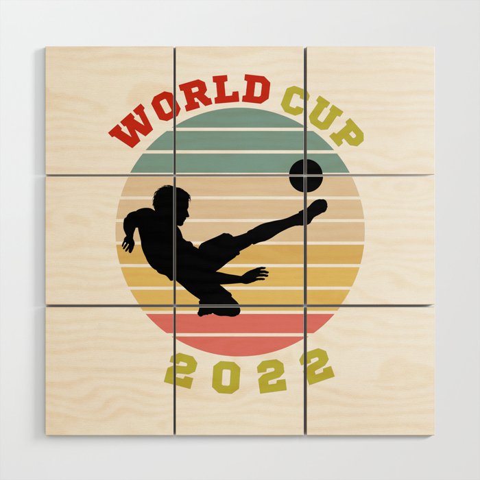 world cup 2022 Wood Wall Art