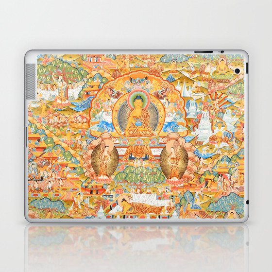 Mandala Buddhist 14 Laptop & iPad Skin