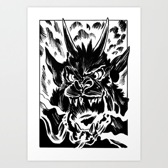 Night of the Demon Art Print