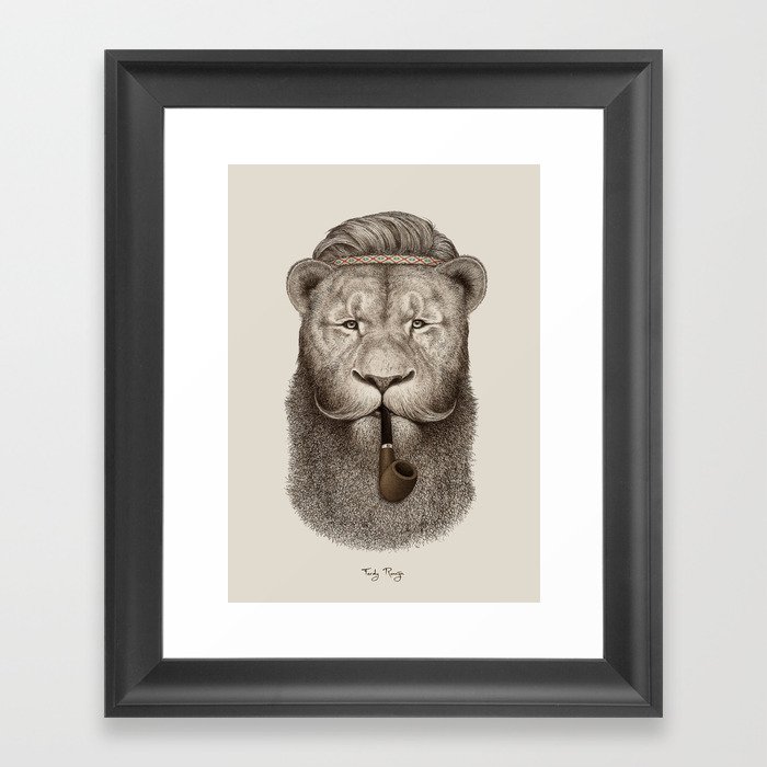 I like your beard Framed Art Print