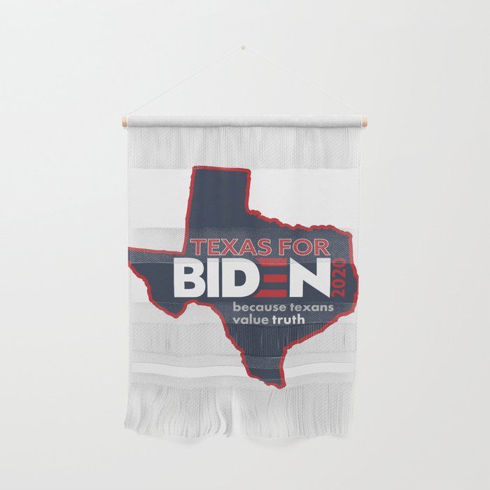 Texas For Biden 2020 Presidential Election Joe Biden Wall Hanging