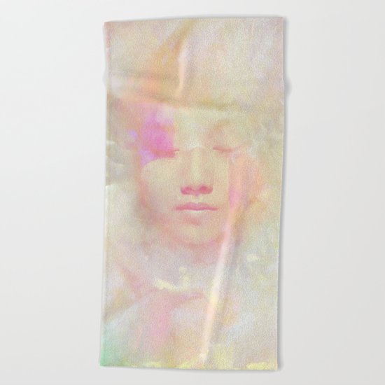 Positive visualization Beach Towel