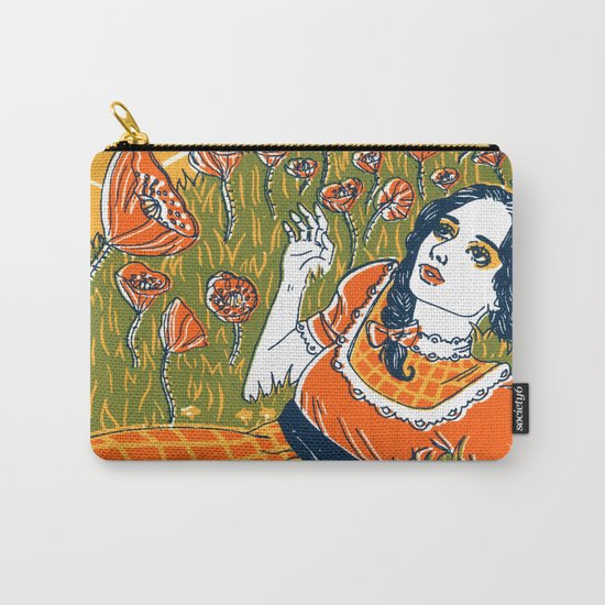 Dorothy in the Poppy Field Carry-All Pouch