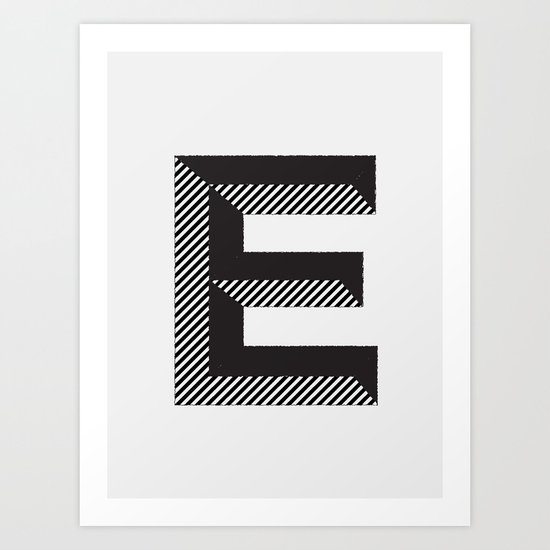 E for.... Art Print