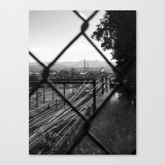 Industrial Network Canvas Print