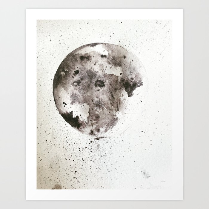 Black Moon #1 Art Print