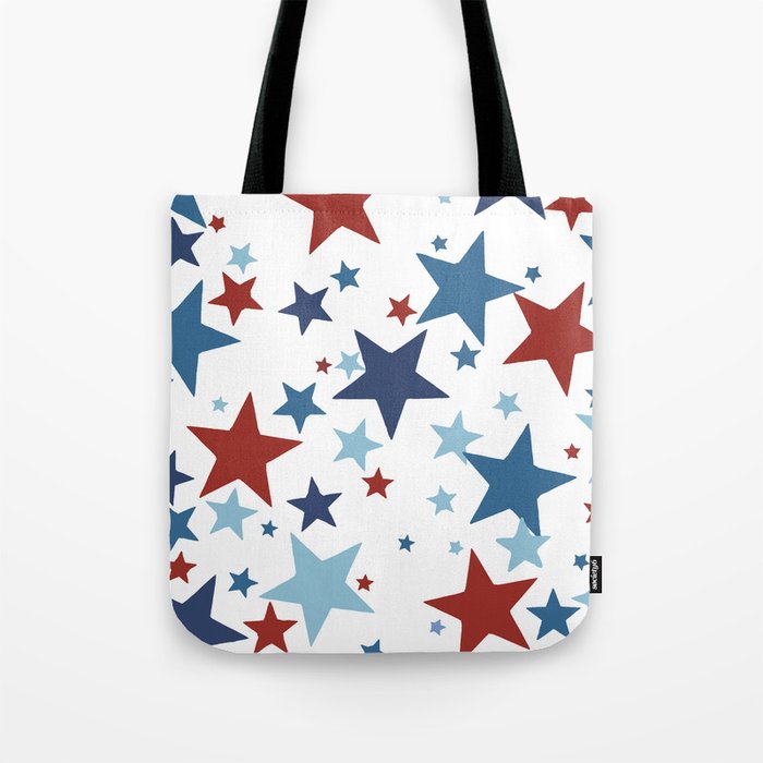 Stars - Red, White and Blue Tote Bag