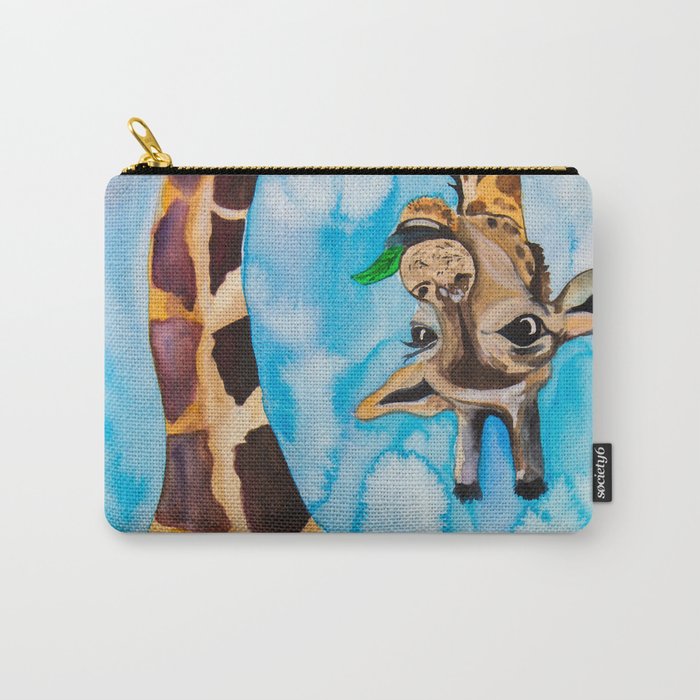 friendly giraffe Carry-All Pouch