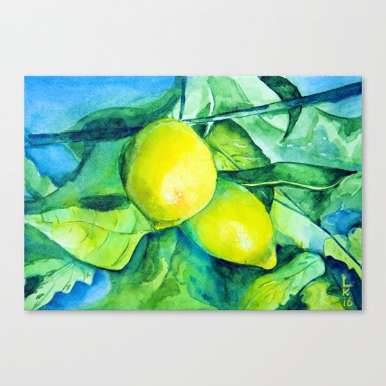 lemons Canvas Print