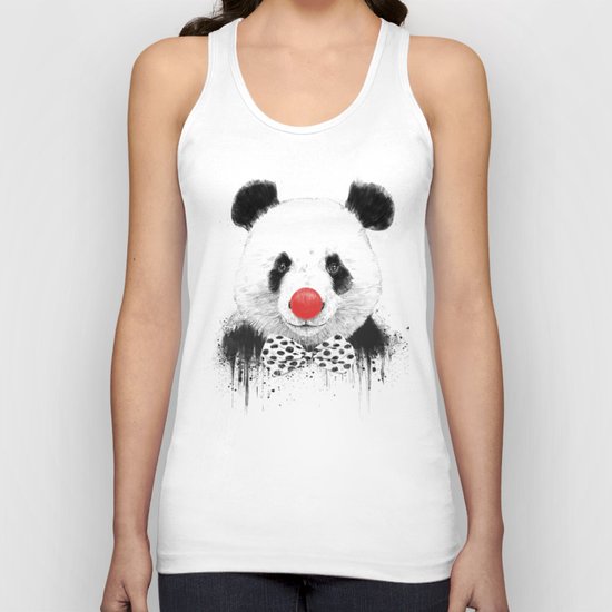 Clown panda Unisex Tank Top
