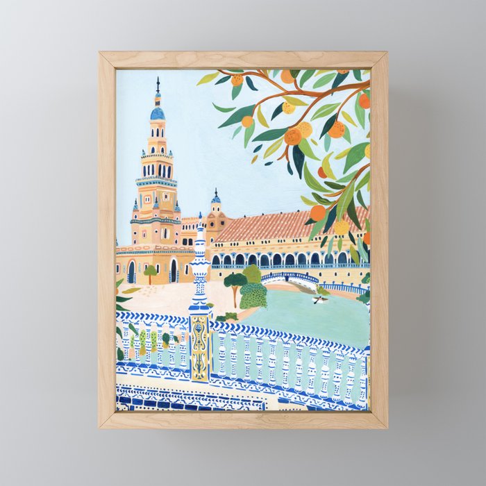 Seville Framed Mini Art Print