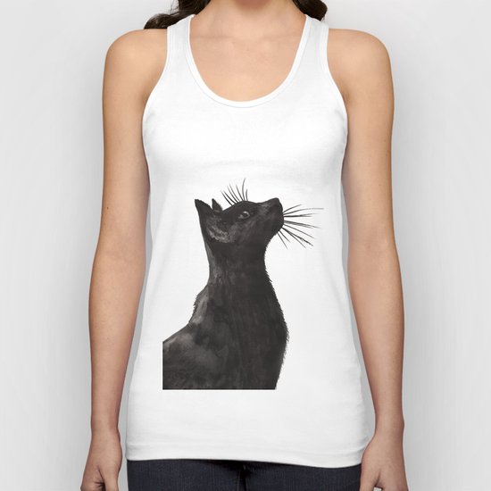 Black Cat Unisex Tank Top