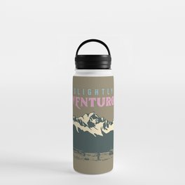 Slightly Adventurous - Pink and Sage Water Bottle
