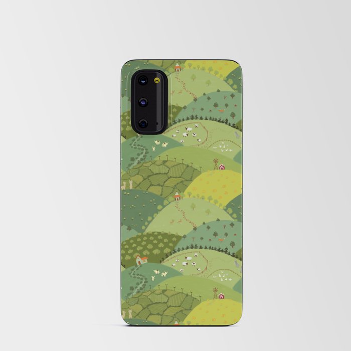 Green Hills Pattern  Android Card Case