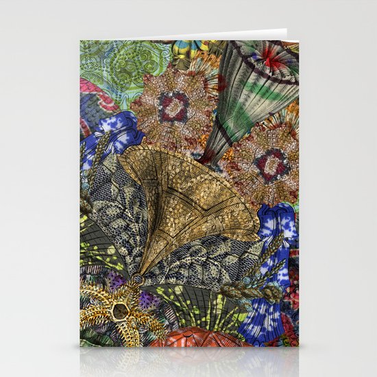 Psychedelic Botanical 4 Stationery Cards
