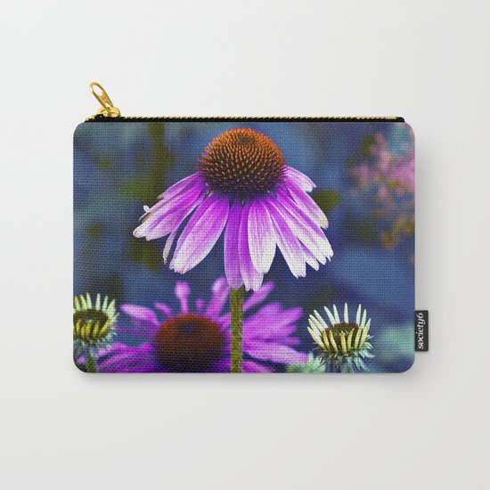 Purple Coneflowers Carry-All Pouch