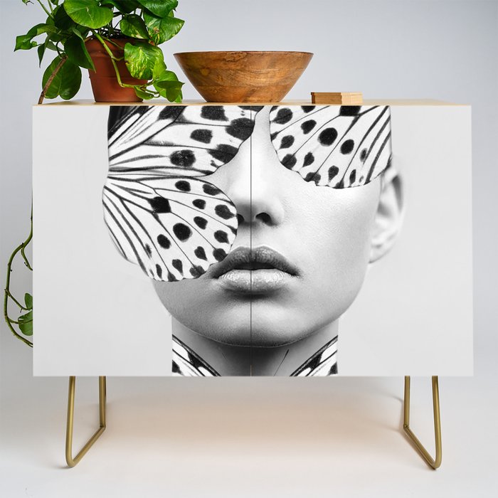 Woman Butterfly Credenza