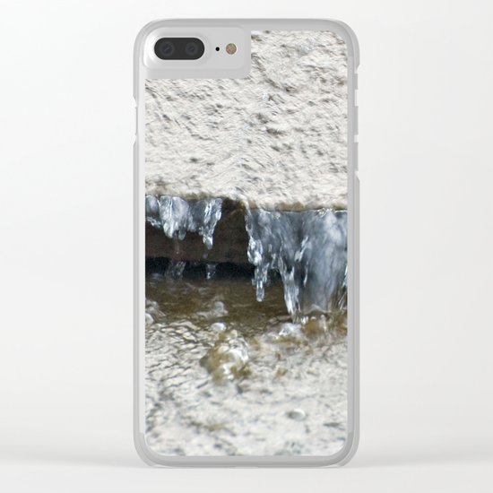 Water (Chipping Sparrow) Clear iPhone Case