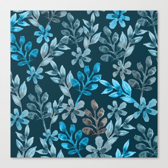 Leaf pattern III Canvas Print