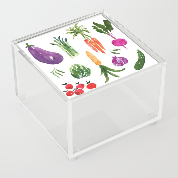 Garden Veggies Acrylic Box