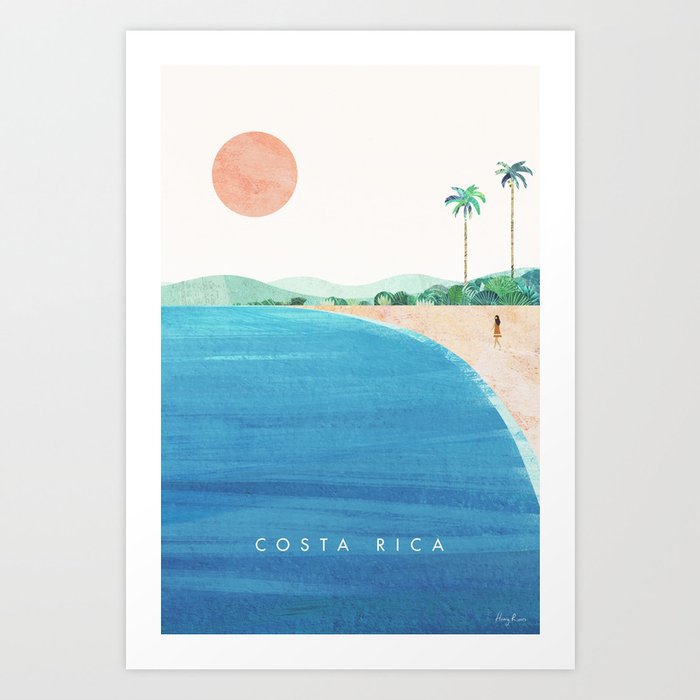 Costa Rica Art Print