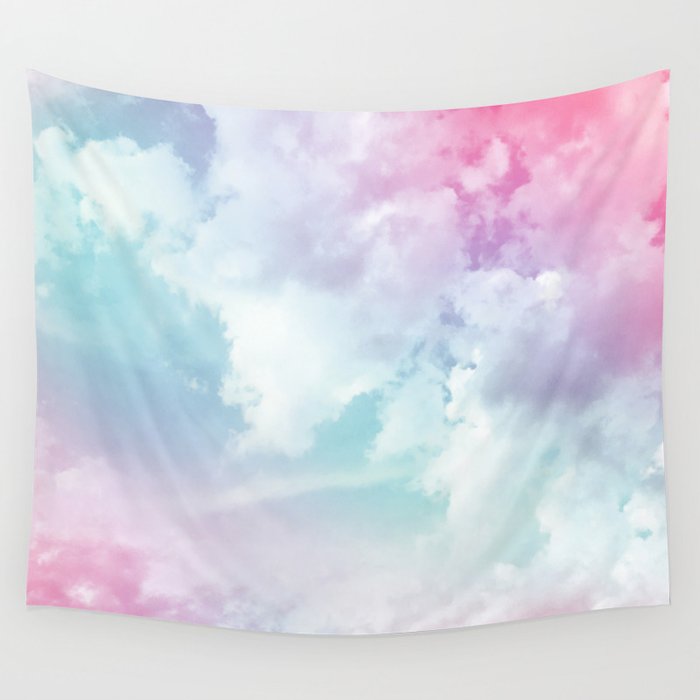 Cotton Candy Sky Wall Tapestry