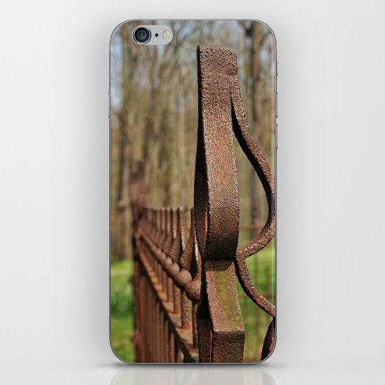 Rusted Wrought Iron.... iPhone Skin