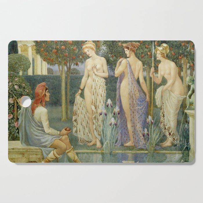 The Judgement of Paris by Walter Crane Cutting Board