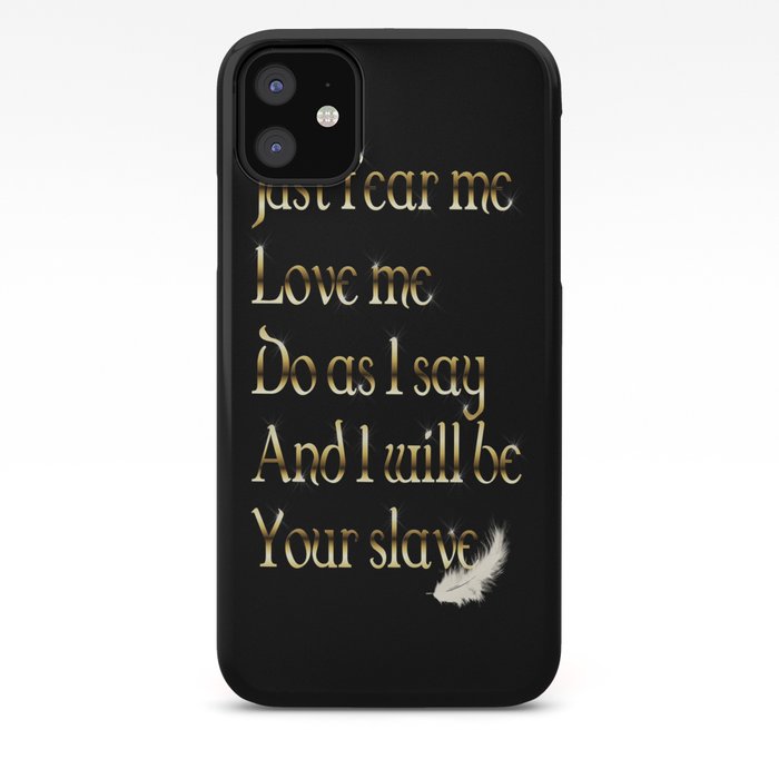 Fear Me Love Me iphone 11 case Fear Me Love Me iphone 11 case