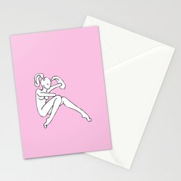 Bunny in a Box Stationery Cards