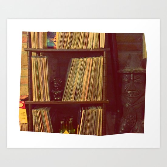 Vinyl Corner Art Print