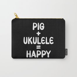 Funny Ukulele Pig Lover Gift For Happy Pet Owner Carry-All Pouch