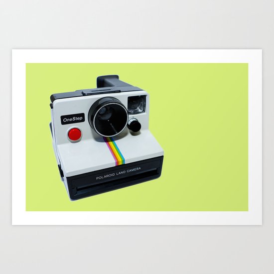 Polaroid OneStep Camera Art Print