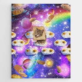 Toast Space Cat  Jigsaw Puzzle