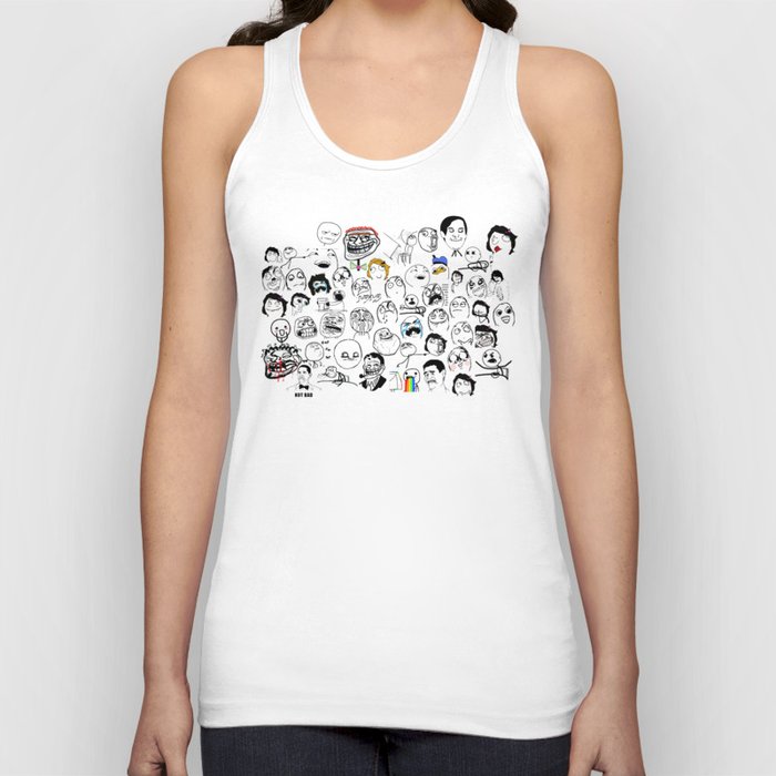 Meme Faces Unisex Tank Top By Mrp4nda Society6