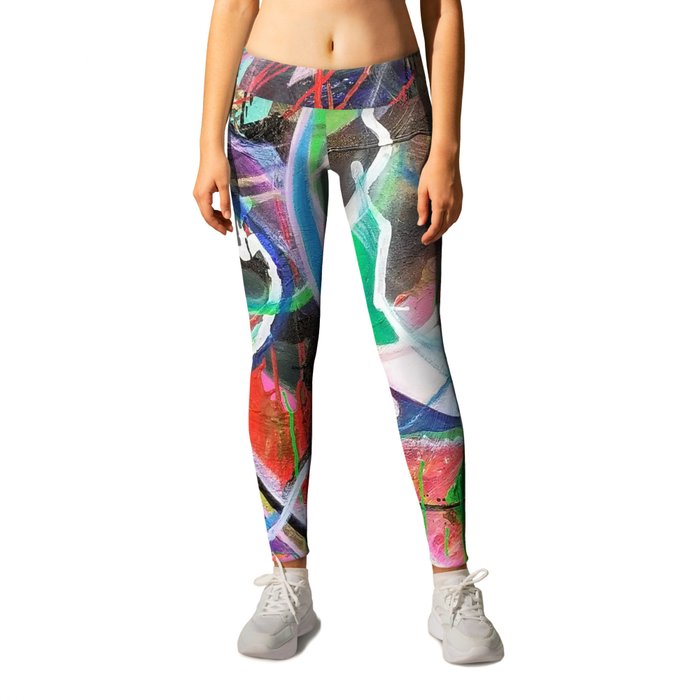 Colorful Abstract 1 Leggings
