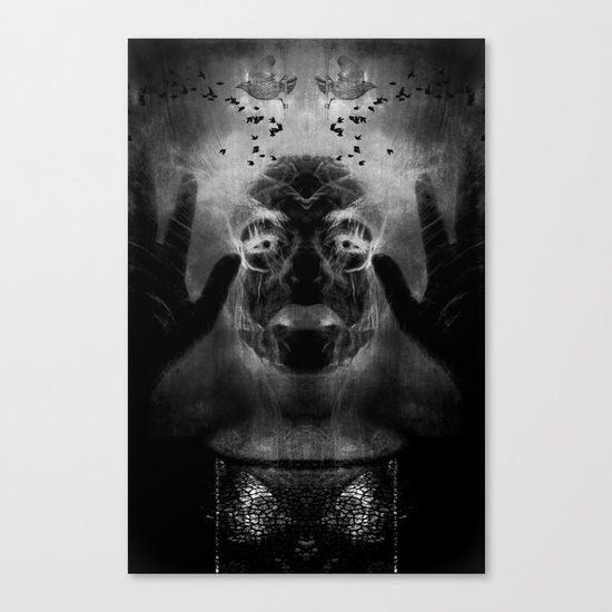 By the light of MY cauldron Canvas Print