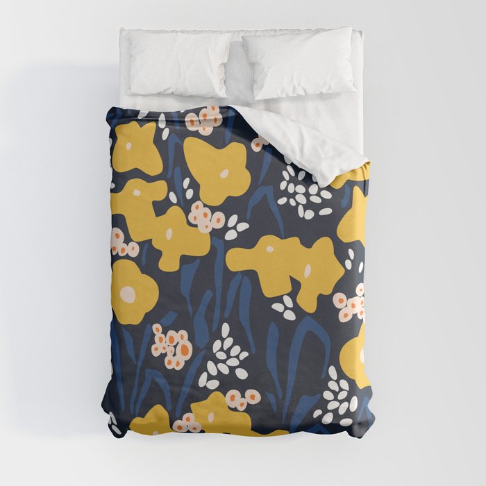Popular floral pattern  - scandinavian style Duvet Cover