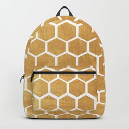 Gold honey bee Backpack